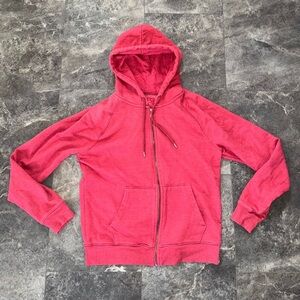 Gap Red Zip Up Sweatshirt Hoodie Size Small